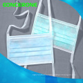 Disposable 3-Ply Nonwoven Surgical Face Mask with Tie on